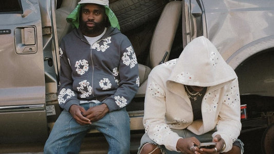 Denim Tears White Cotton Wreath Sweatsuit Release