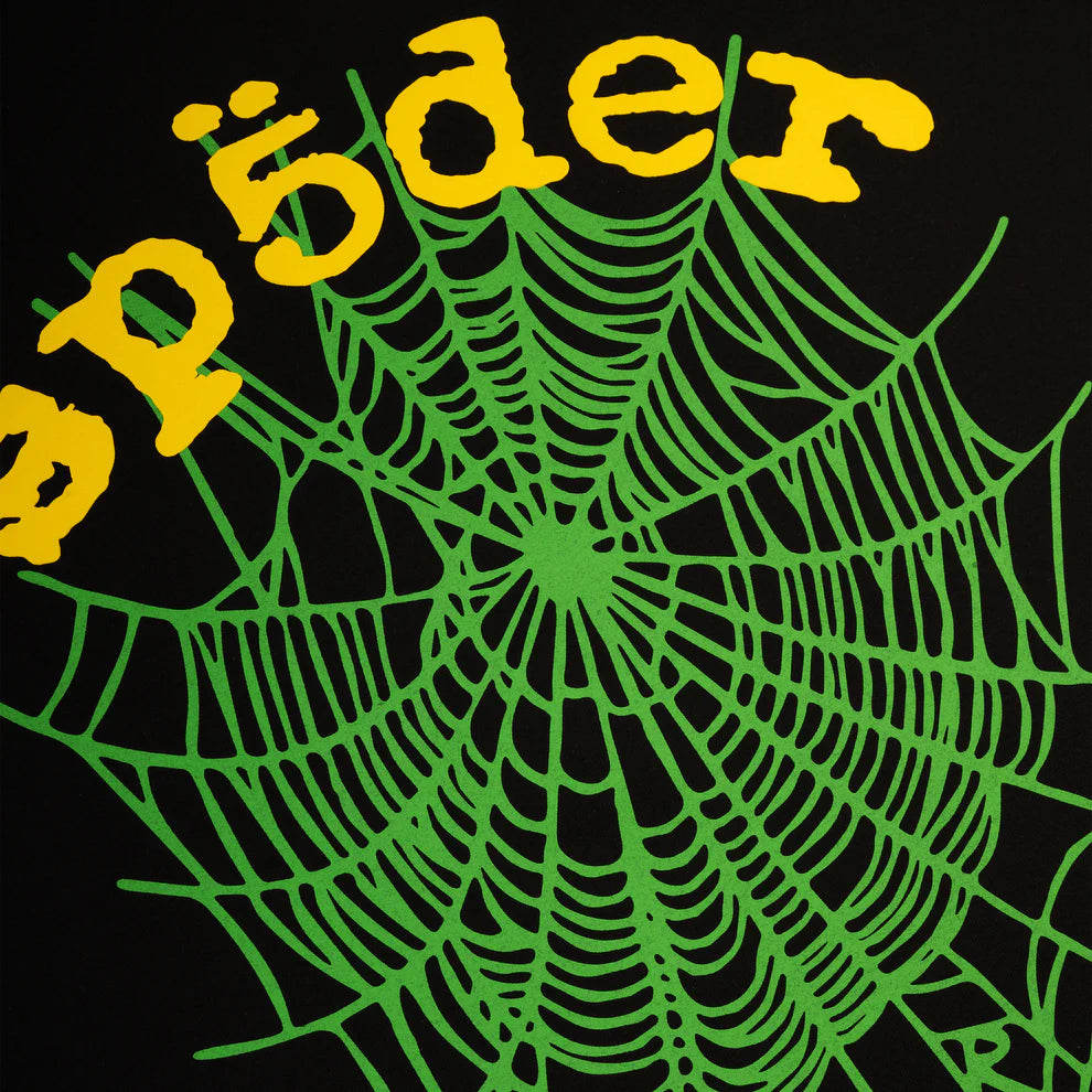Sp5der Black OG Web V2 T-Shirt
