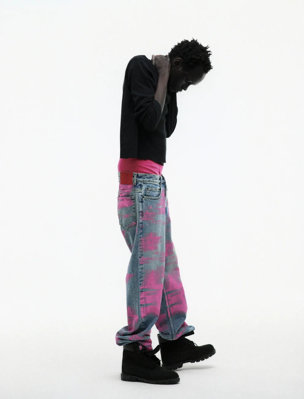 Sp5der Indigo 5 Star Blue Denim Pants
