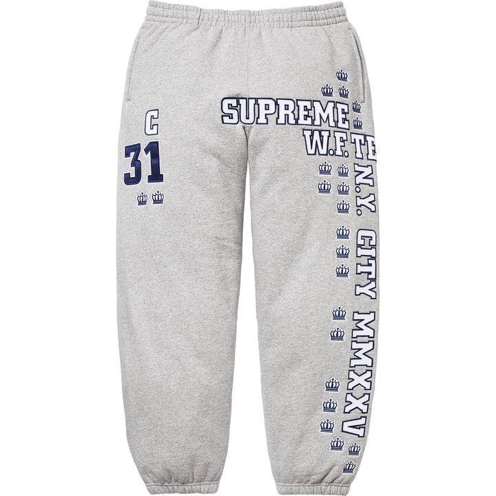 Supreme Grey League Champs Sweatpants