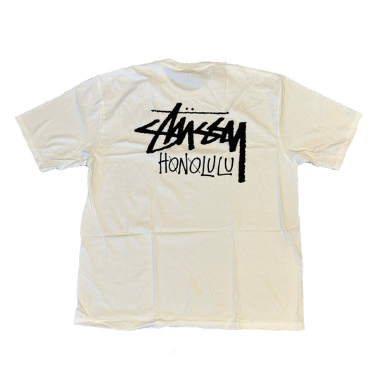 Stussy White Honolulu T-Shirt