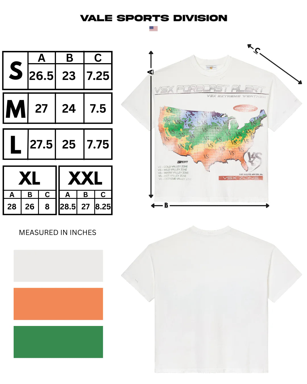 Vale White Weatherman T-Shirt