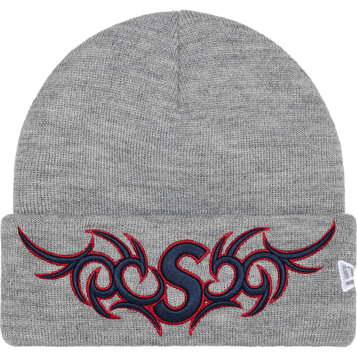 Supreme Heather Grey Tribal S Logo Beanie