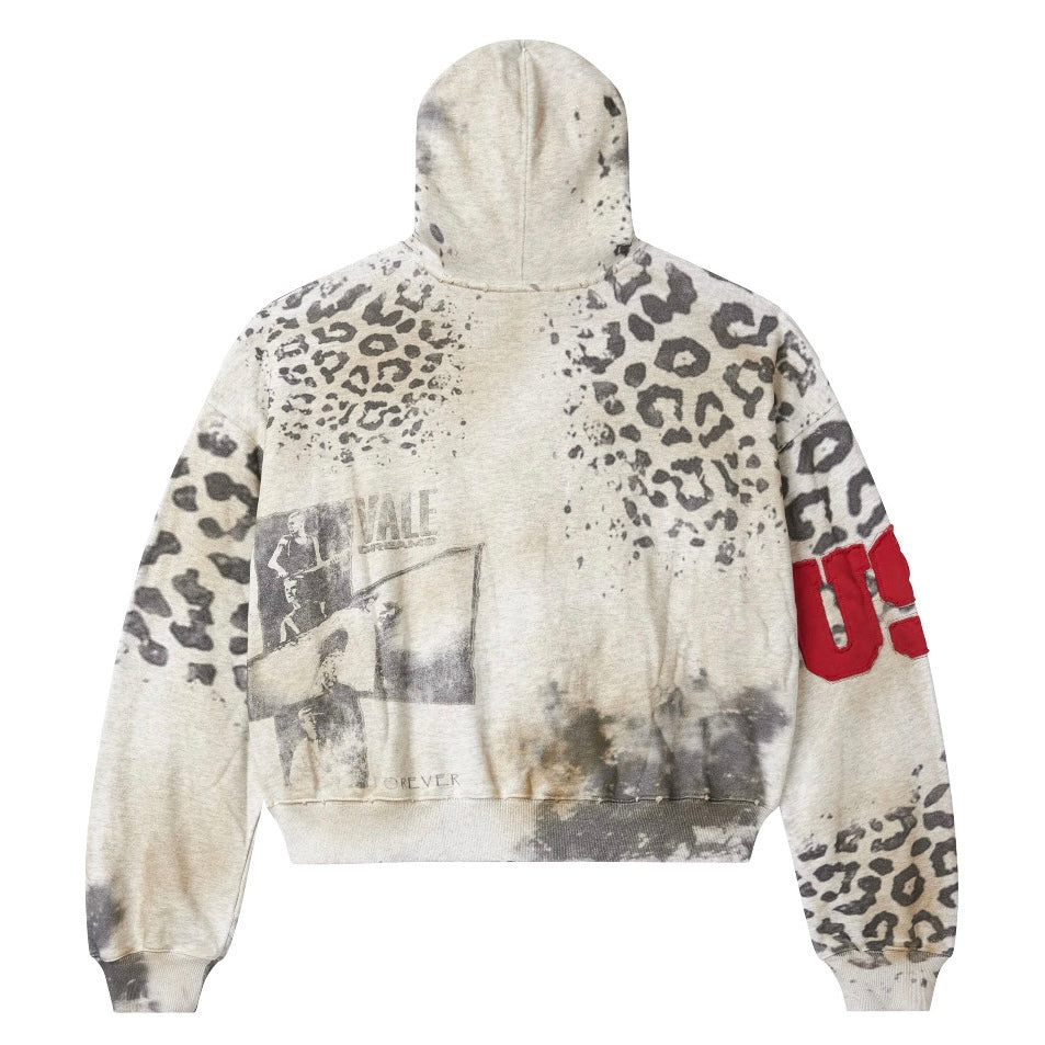 Vale Cheetah Zip Hoodie