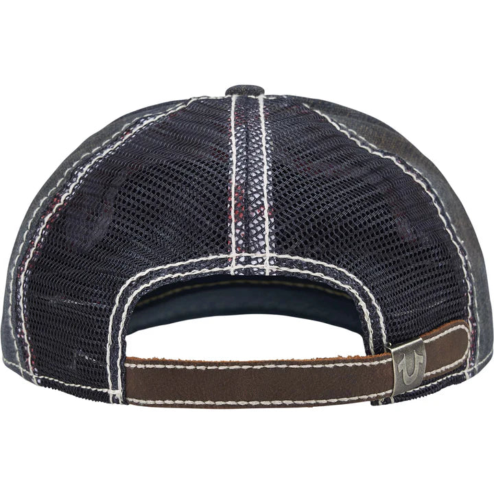 Supreme True Religion Dirty Indigo Mesh Back 6-Panel Hat