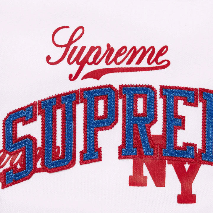 Supreme Mitchell & Ness White Monogram Basketball Shorts