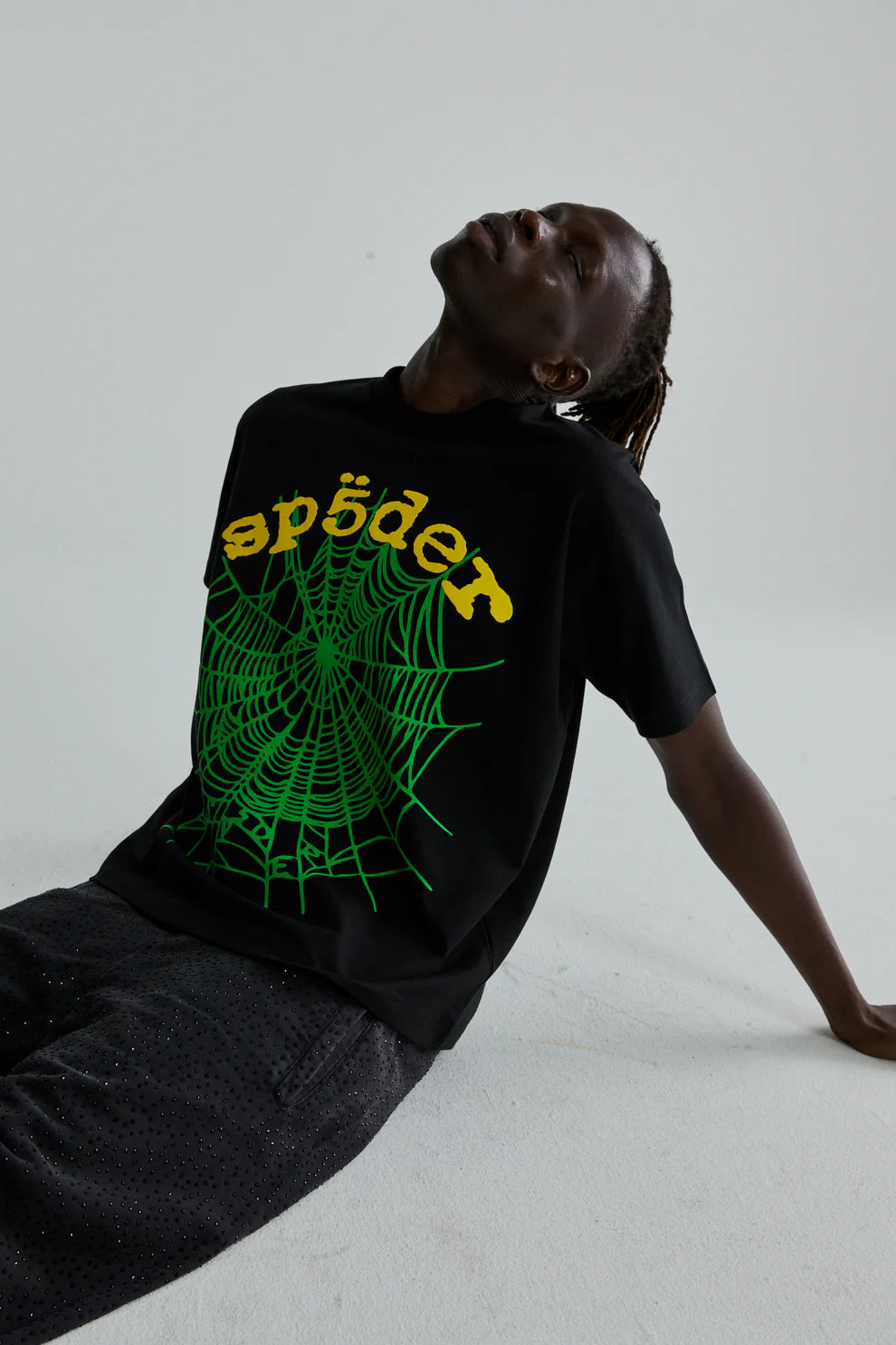 Sp5der Black OG Web V2 T-Shirt