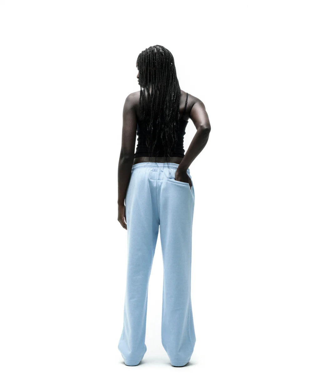 Sp5der Rock Blue Mixed Stone OG Logo Sweatpants