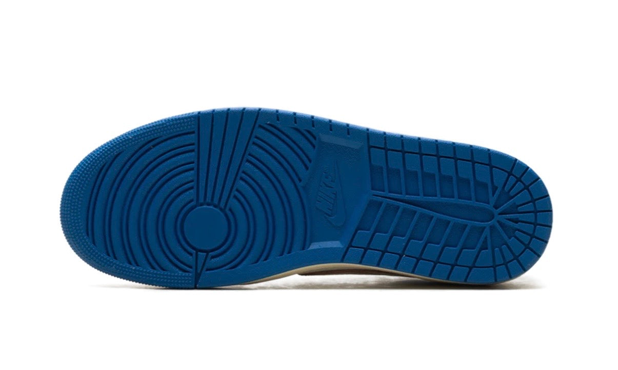 Travis Scott Jordan 1 Low Fragment Sail Military Blue