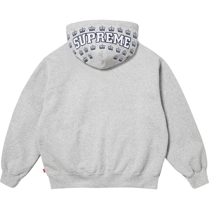 Supreme Grey League Champs Zip Hoodie