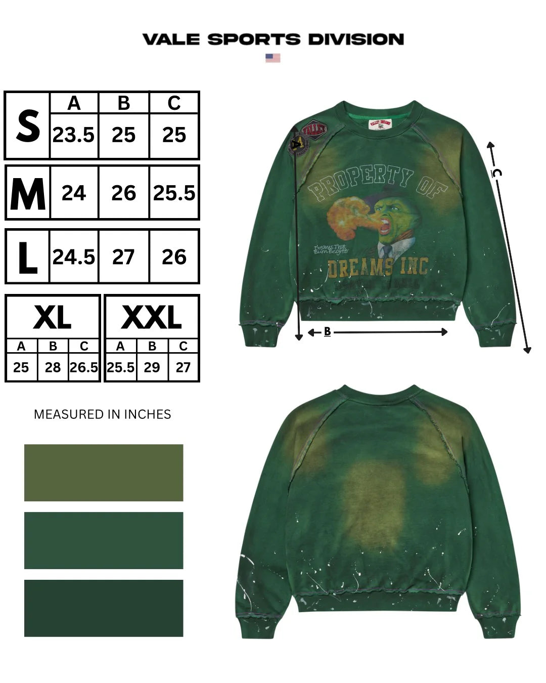 Vale Hot Breathe Crewneck