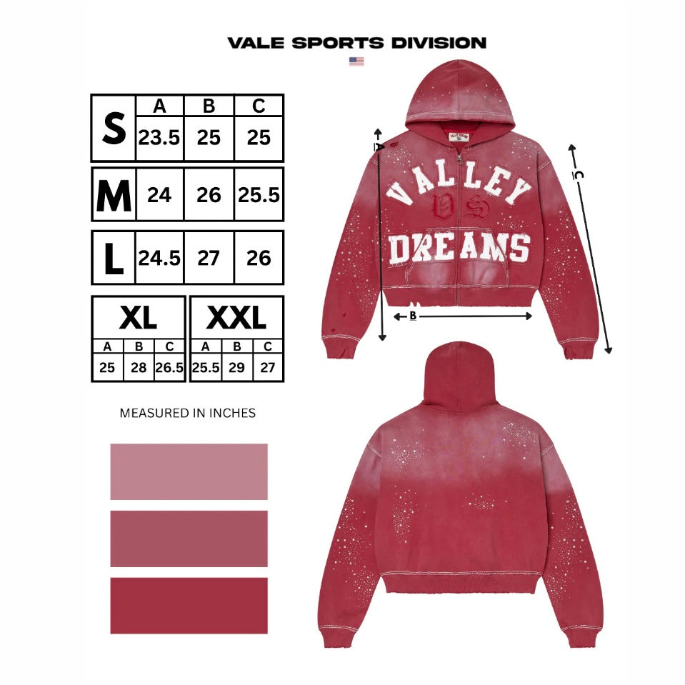 Vale Ruby Classico Zip Hoodie