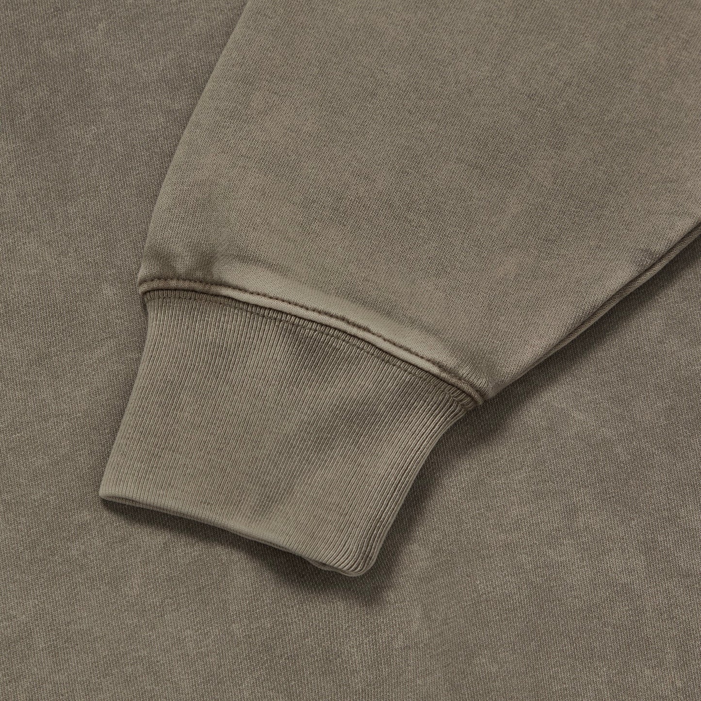 OVO Washed Brown Hoodie Close View 3