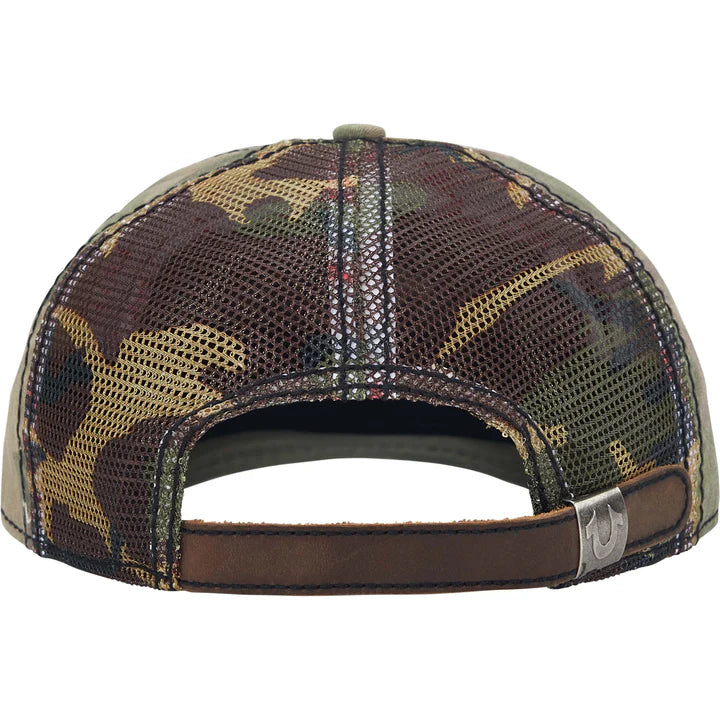 Supreme True Religion Olive Camo Mesh Back 6-Panel Hat