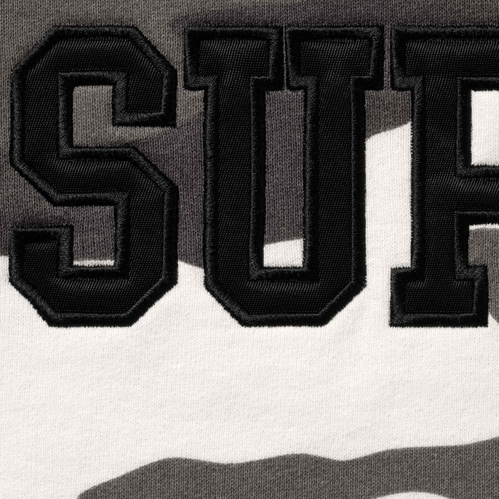 Supreme Snow Camo Seoul Shop Flag Half Zip Pullover