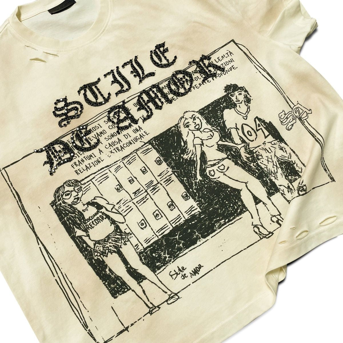 Stile De Amor Bone Magia Stone T-Shirt