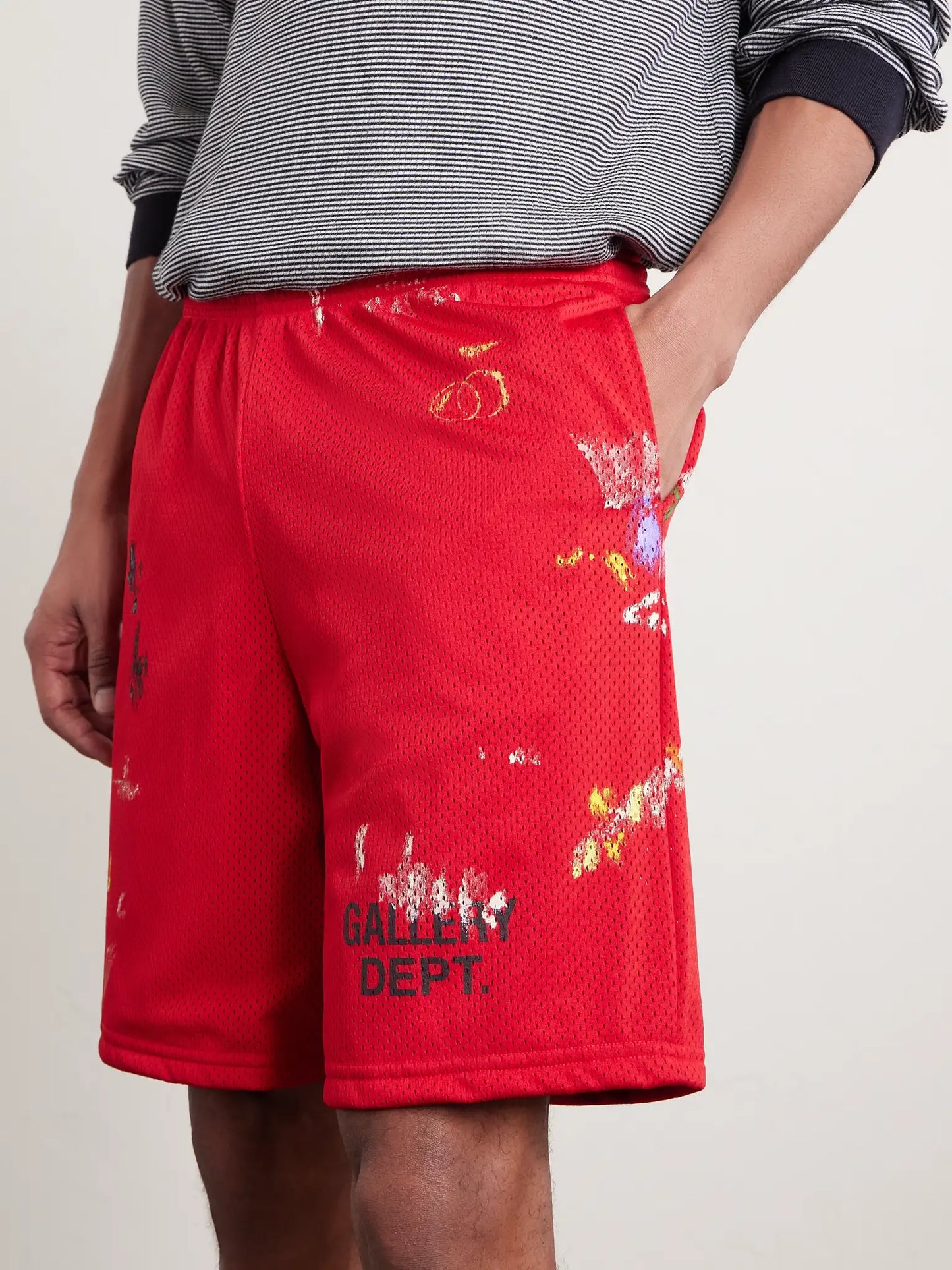 Gallery Dept Red Studio Gym Shorts
