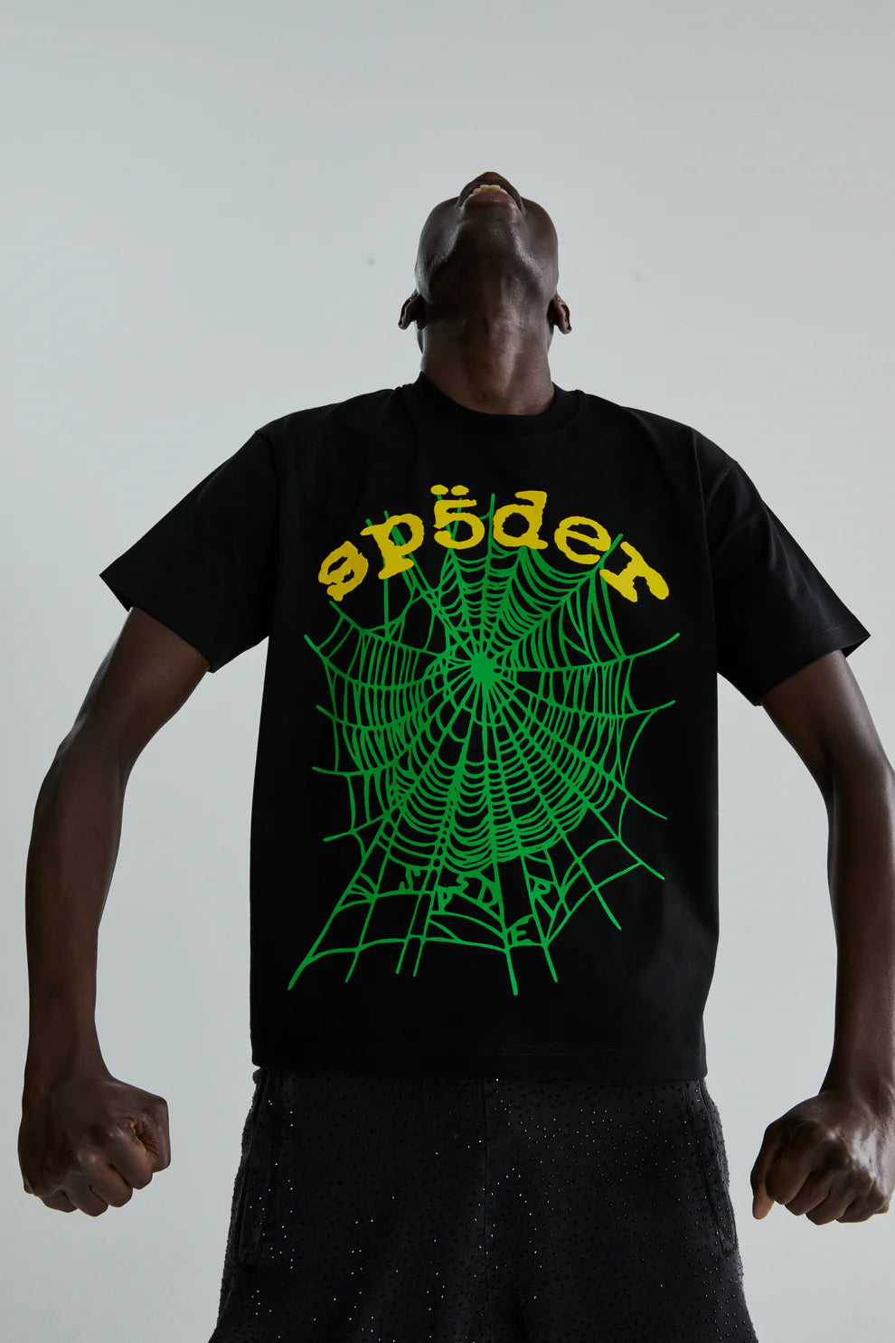 Sp5der Black OG Web V2 T-Shirt