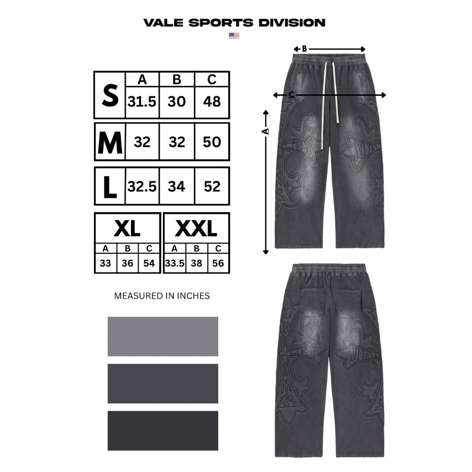 Vale Black Carver Sweatpants