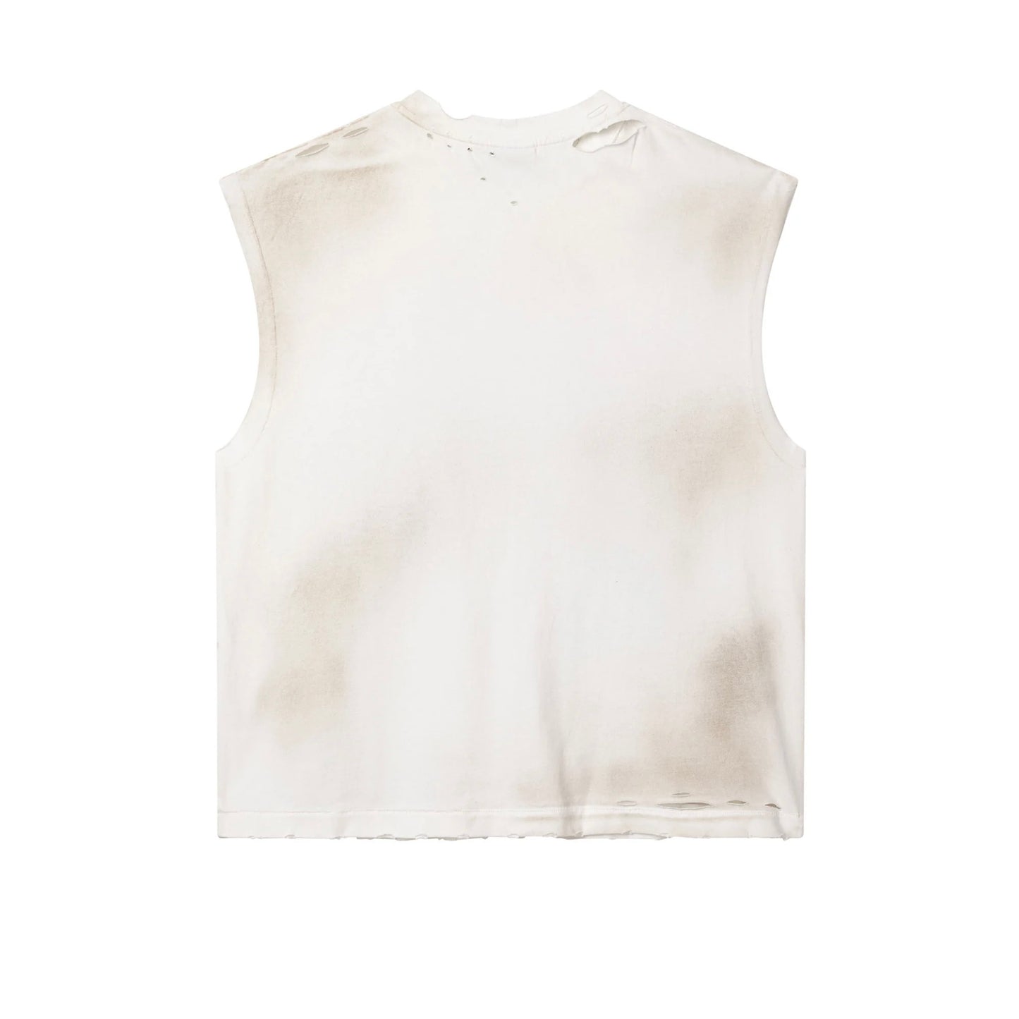 Vale White La Flor Muscle T-Shirt