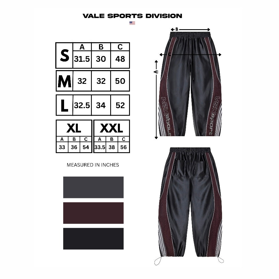 Vale Black Ironman Sweatpants