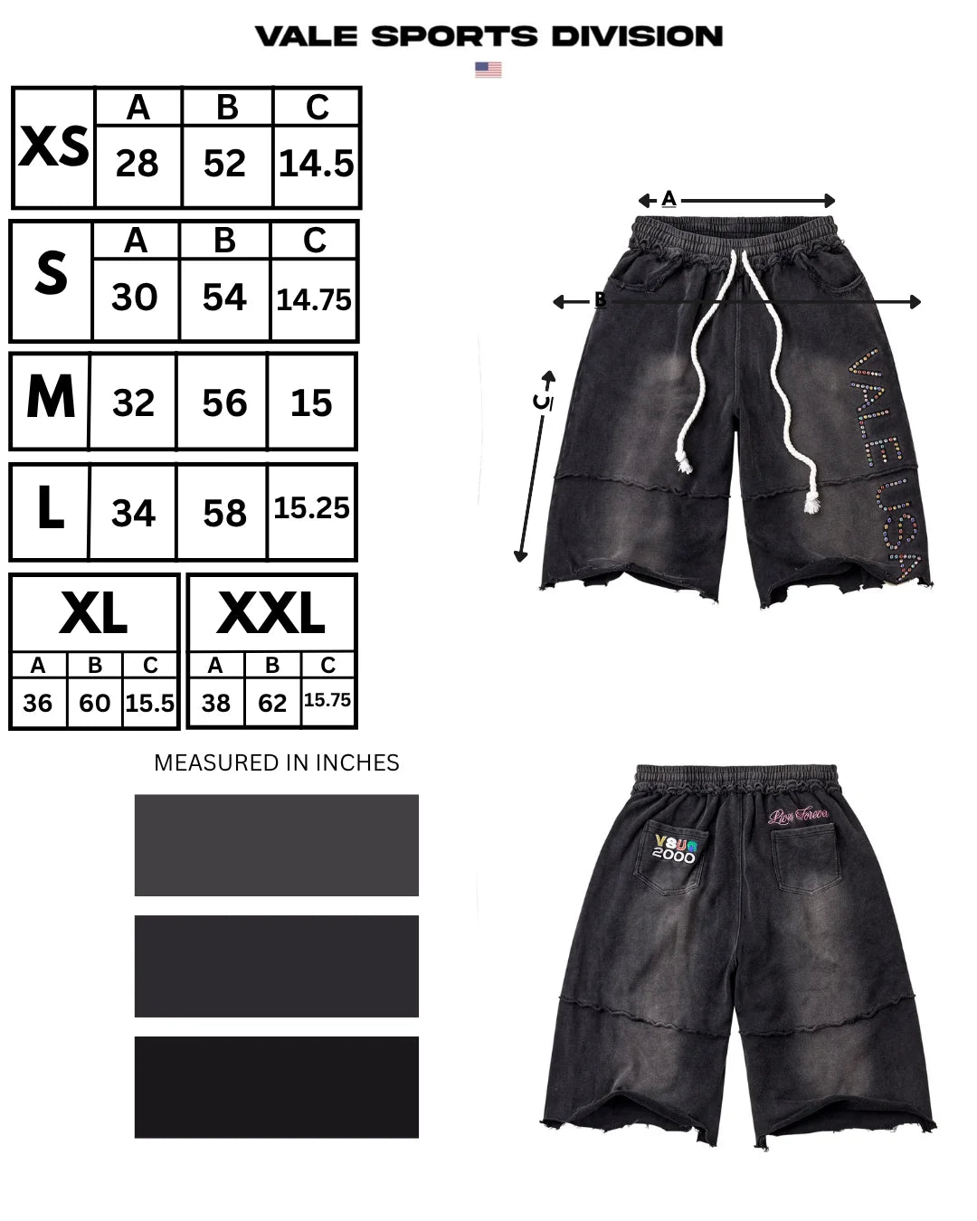 Vale DIY USA Sweat Shorts
