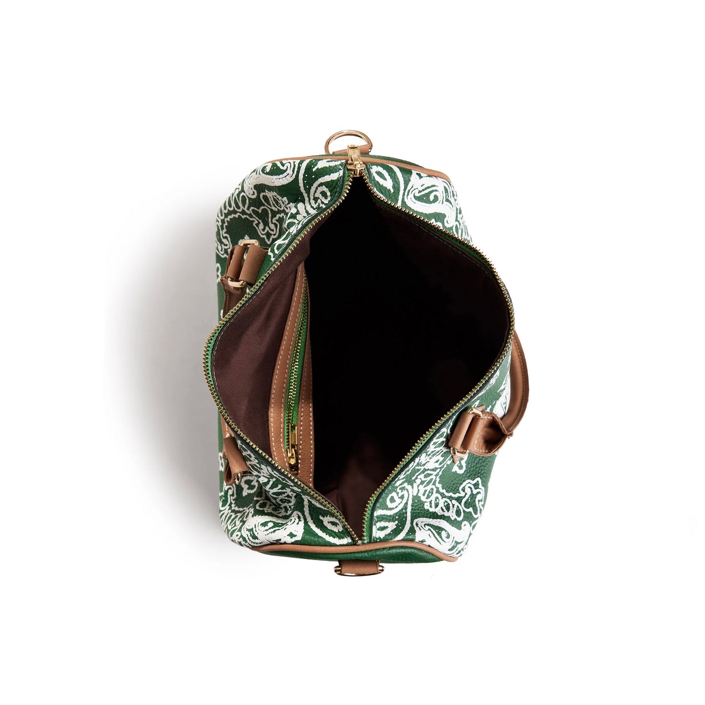 Vale Pine Green Flag Mini Duffle Bag
