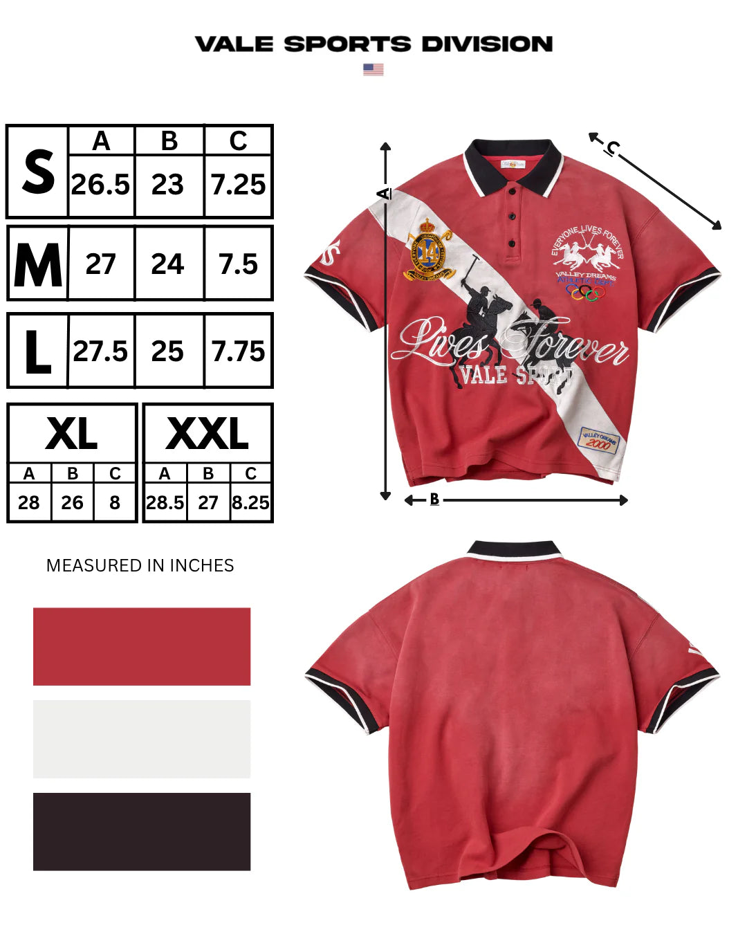 Vale Red London Polo
