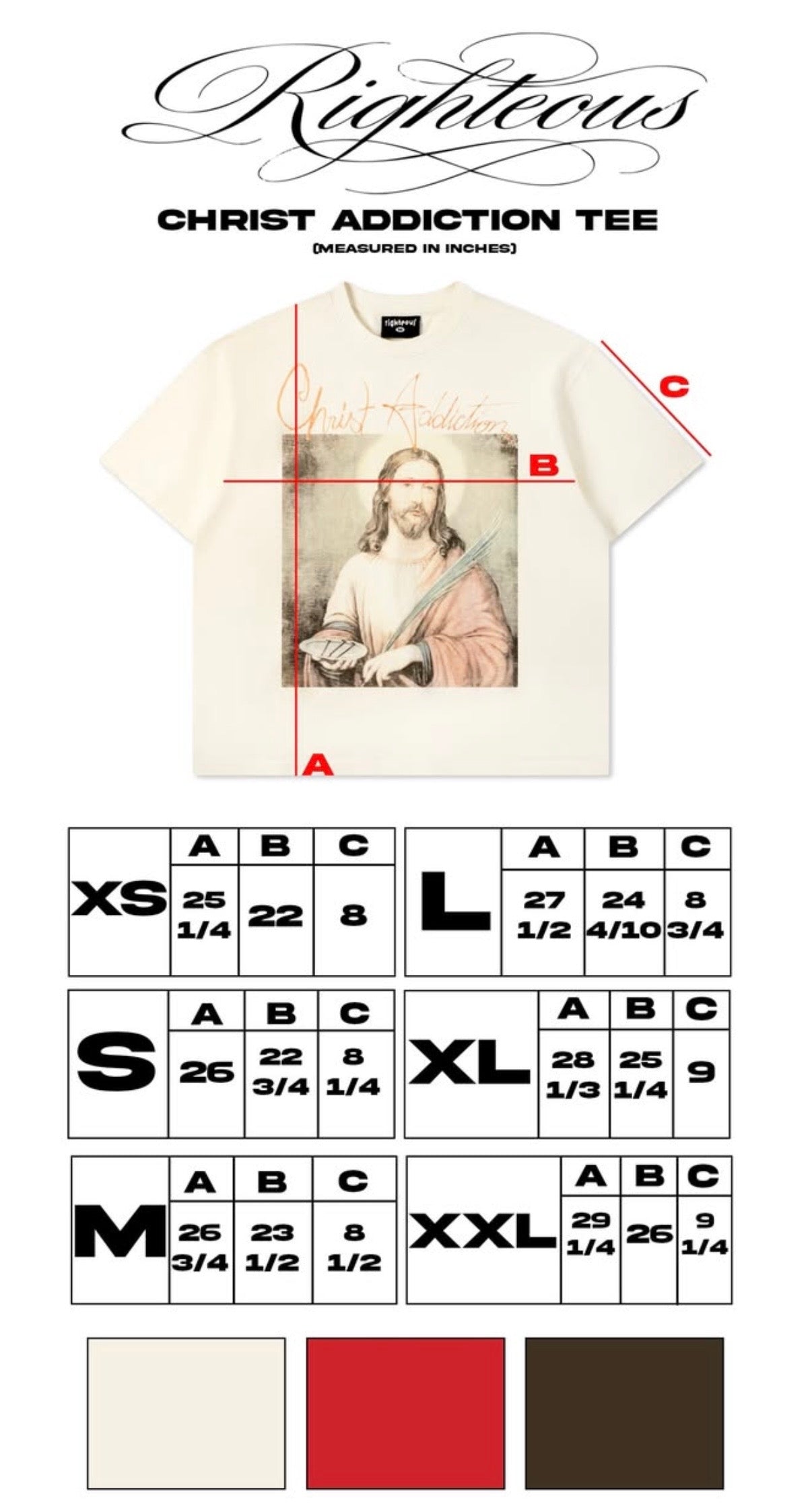 We Are Righteous Christ Addiction T-Shirt