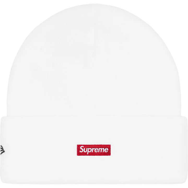 Supreme White New Era Old English Beanie