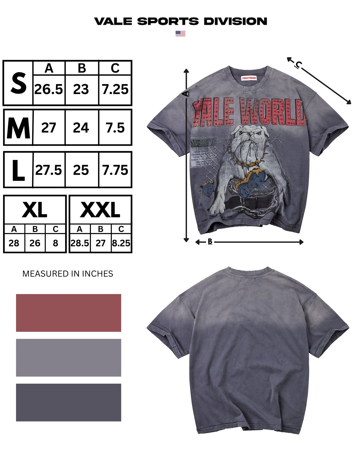 Vale Grey Dogyard T-Shirt