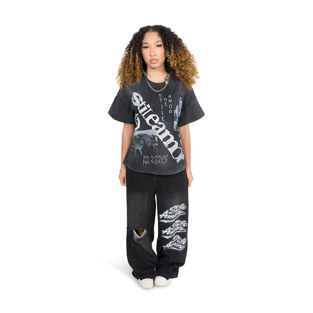 Stile De Amor Black No Stylist T-Shirt