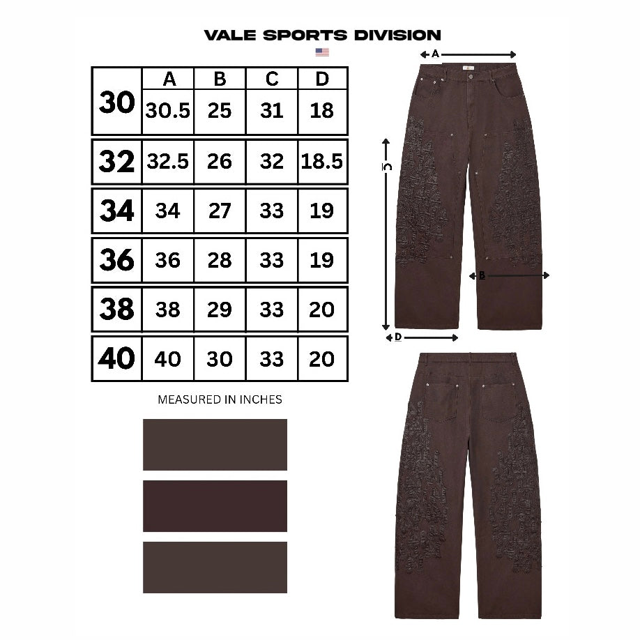Vale Charlie Coffee Denim Pants