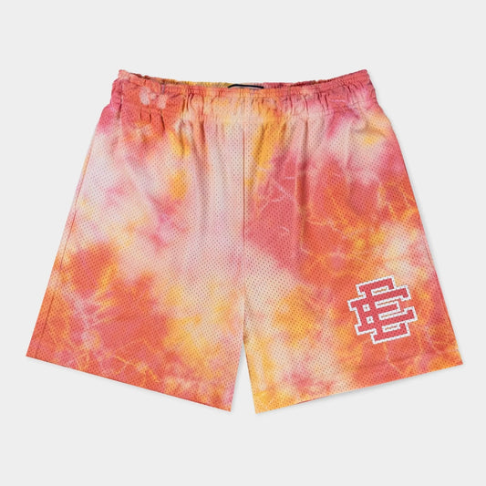 Eric Emanuel Pink Tie Dye Shorts Front View