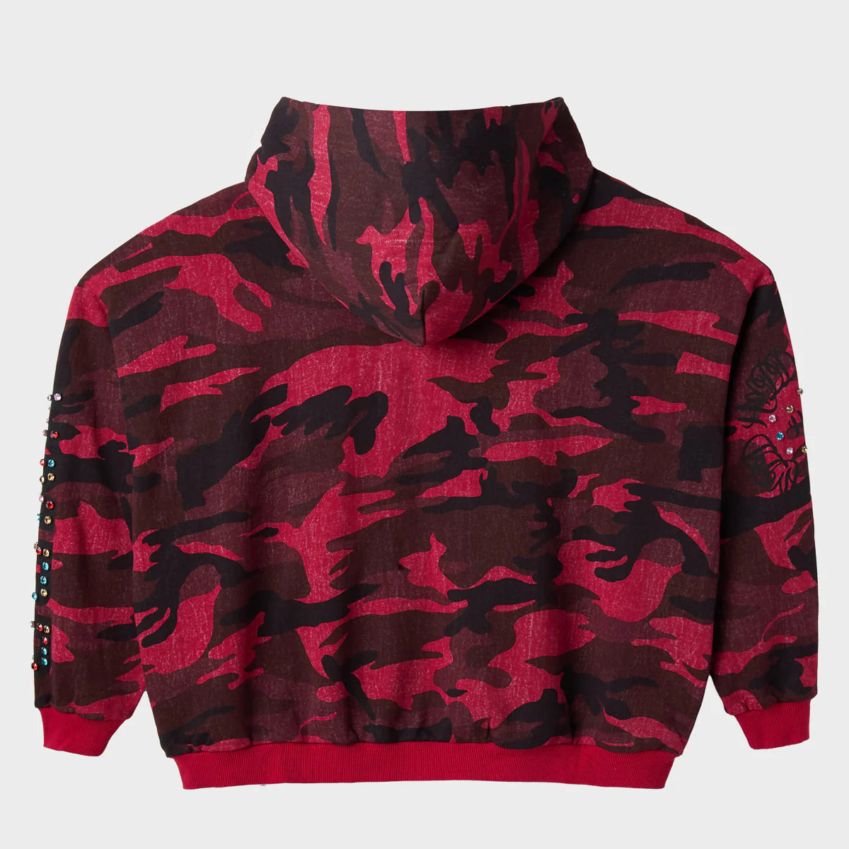 HMDD Red Camo Chimstone Zip Hoodie