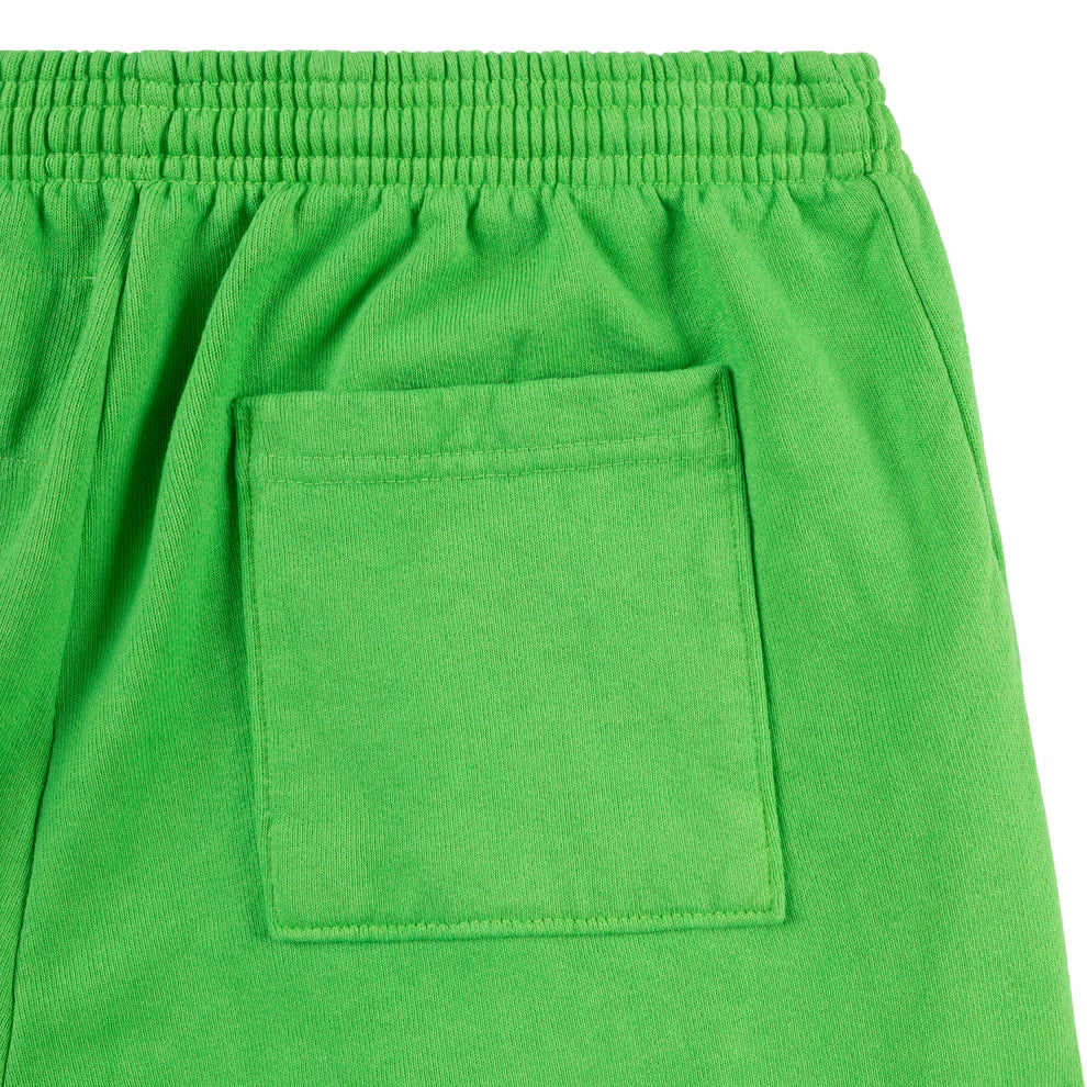 Sp5der Bright Green Punk V2 Rhinestone Sweatpants