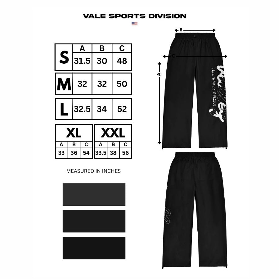 Vale Black Big Signature Swish Track Pants