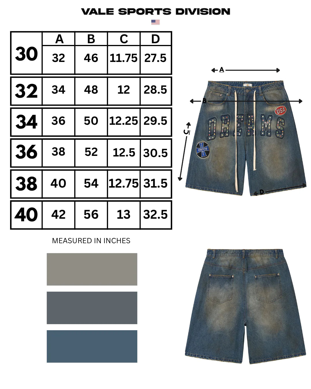 Vale Blue Dream Jorts
