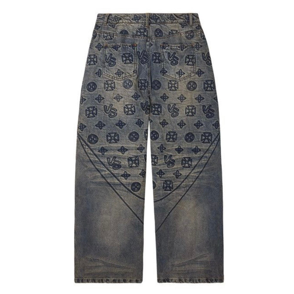 Vale Blue Spade Denim Pants