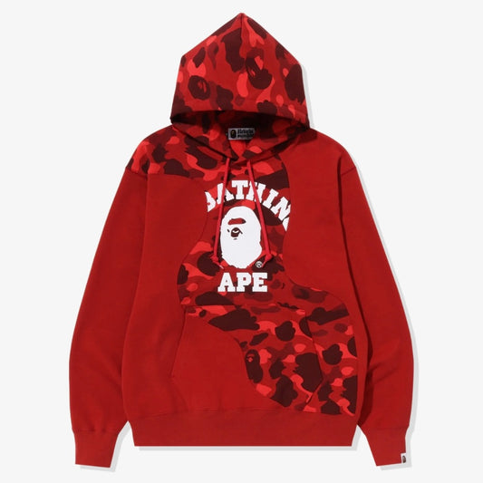 Bape Red Camo Cutting Edge Hoodie