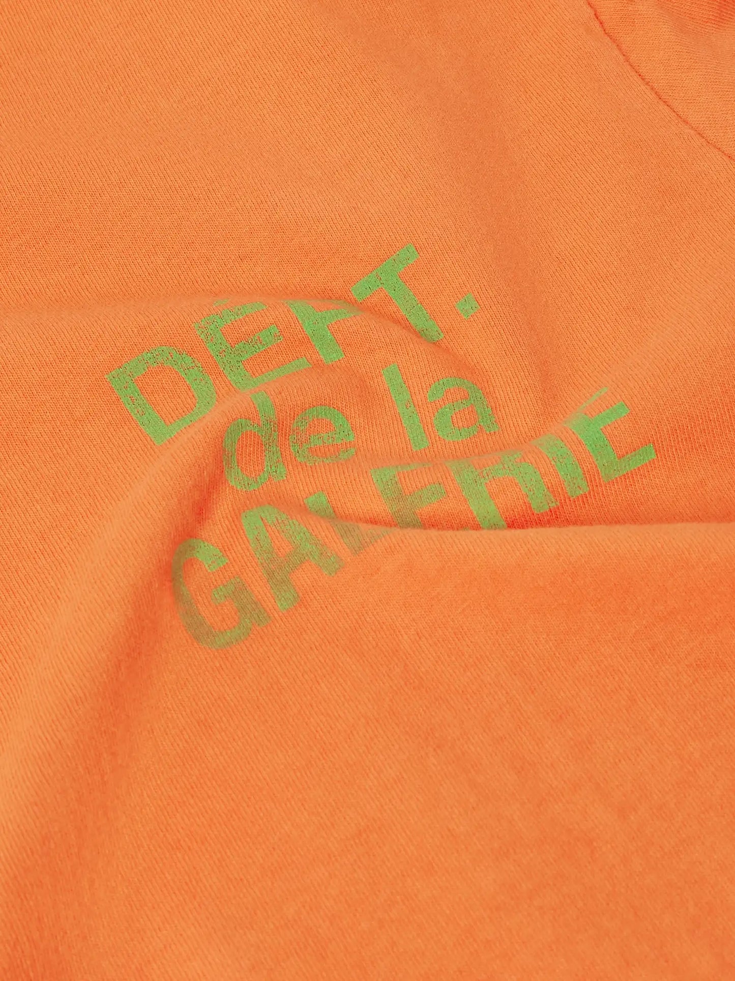 Gallery Dept Orange French Logo T-Shirt