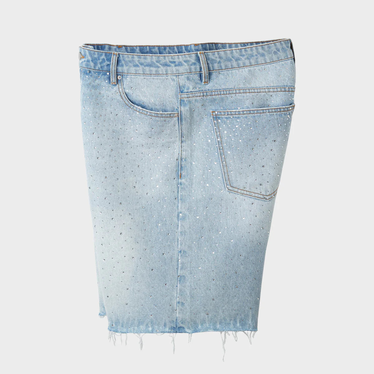 HMDD Light Wash Billie Jean Crystal Jorts