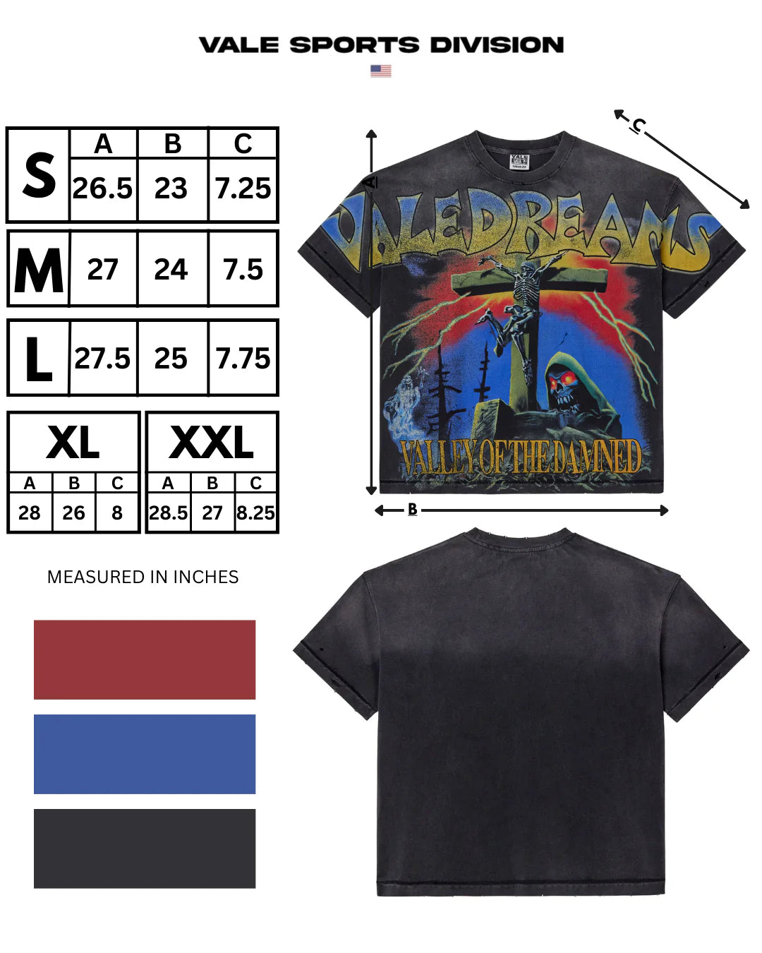 Vale Damned Big T-Shirt
