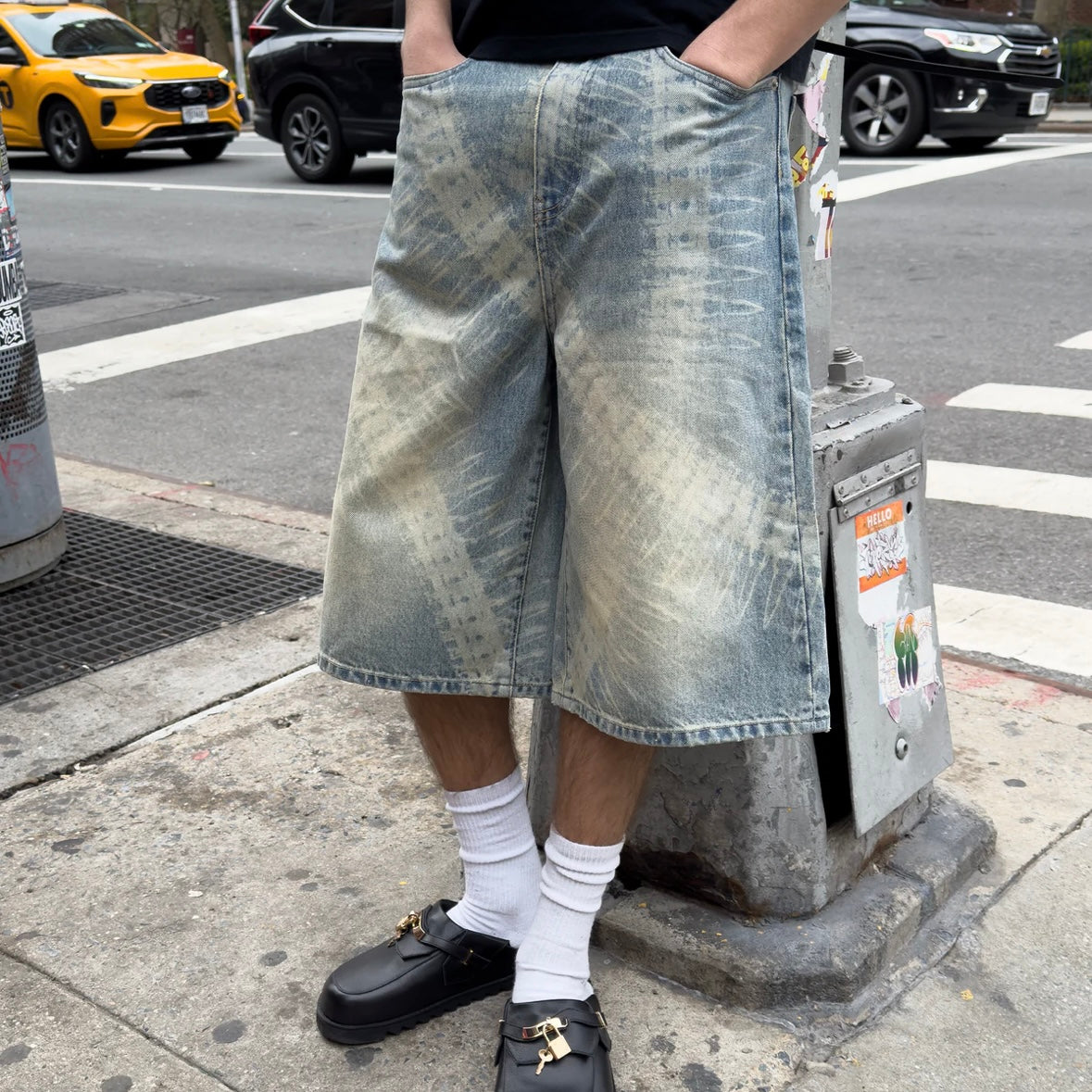Bravest Studios Blue Bullet Jorts