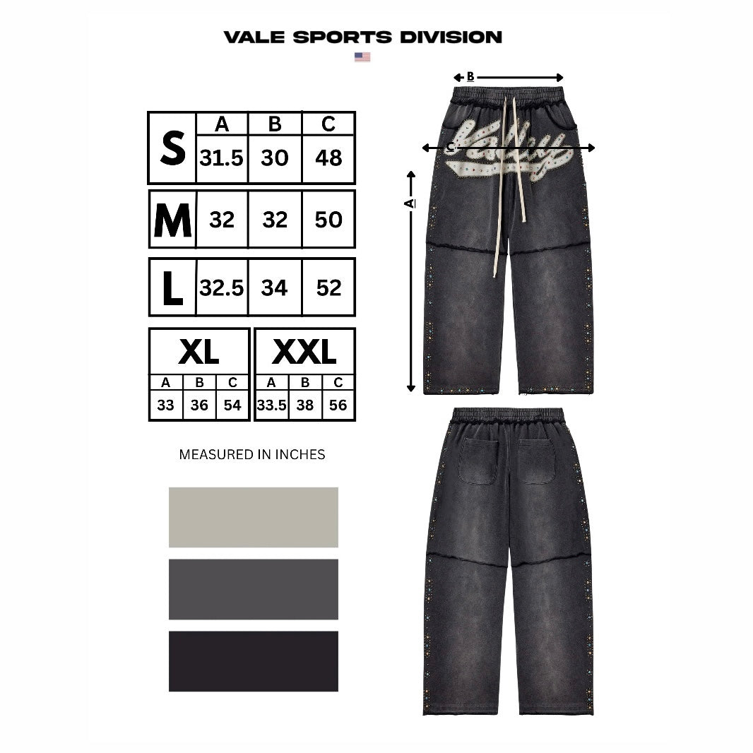 Vale Black Skittle Sweatpants
