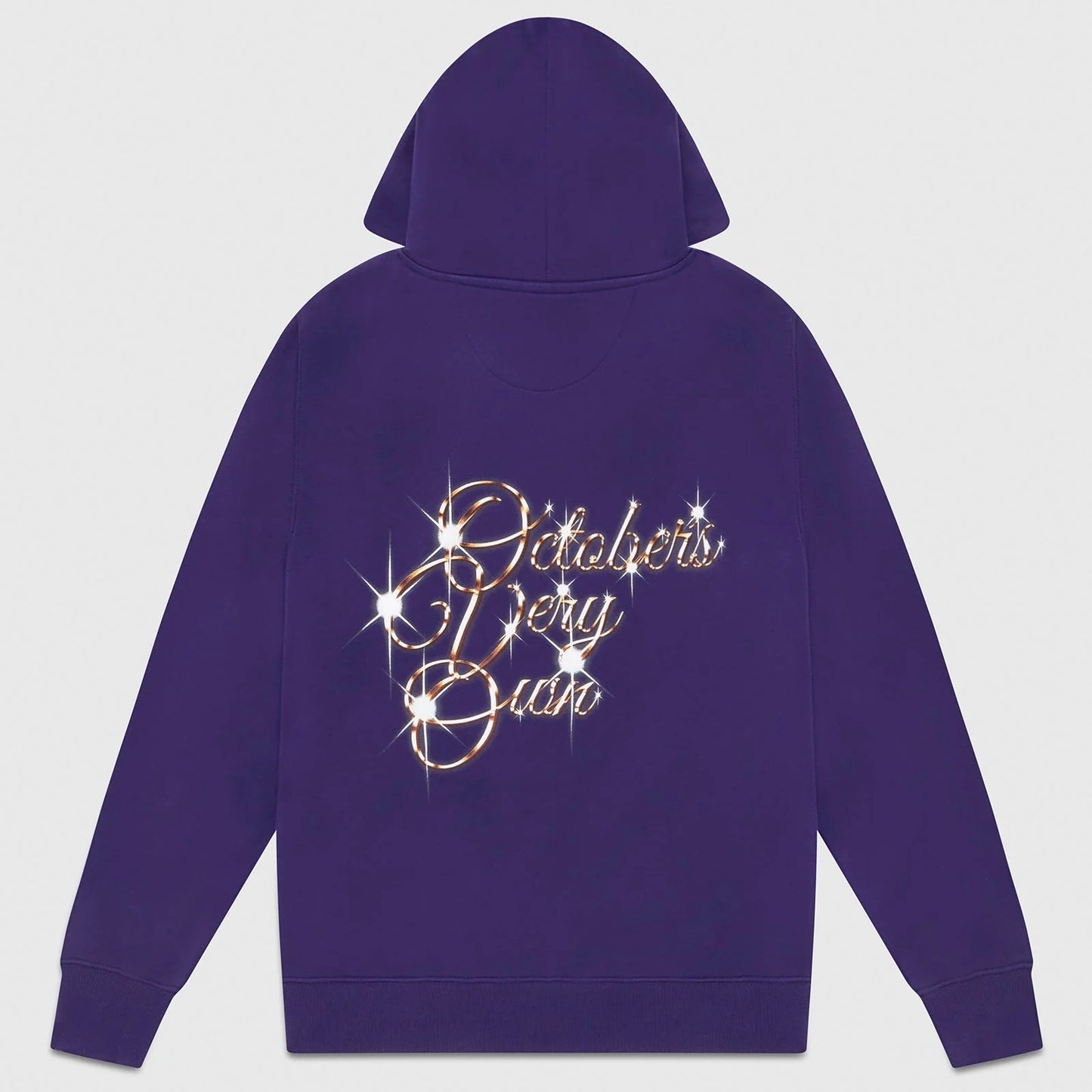 OVO Purple Bling Hoodie Back View