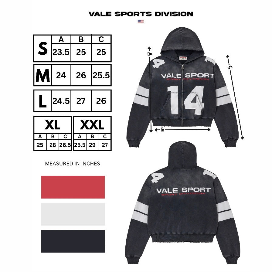 Vale Jerzee Zip Hoodie