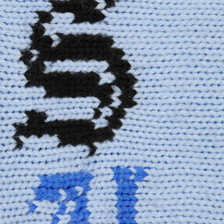 Supreme Light Blue Old English Sleeves Sweater