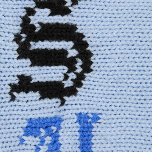 Supreme Light Blue Old English Sleeves Sweater