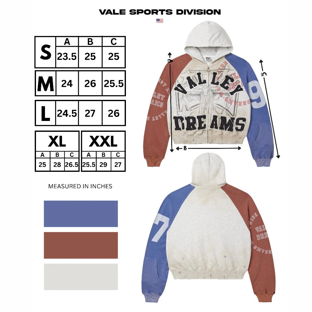 Vale Patriot Chop n Screw Zip Hoodie